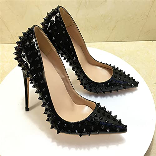 Minishion Women's Studded Heels forParty and Wedding