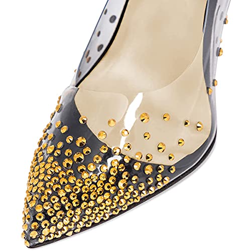 Studded High Heels with Bowknot for Women, US Sizes 4-15