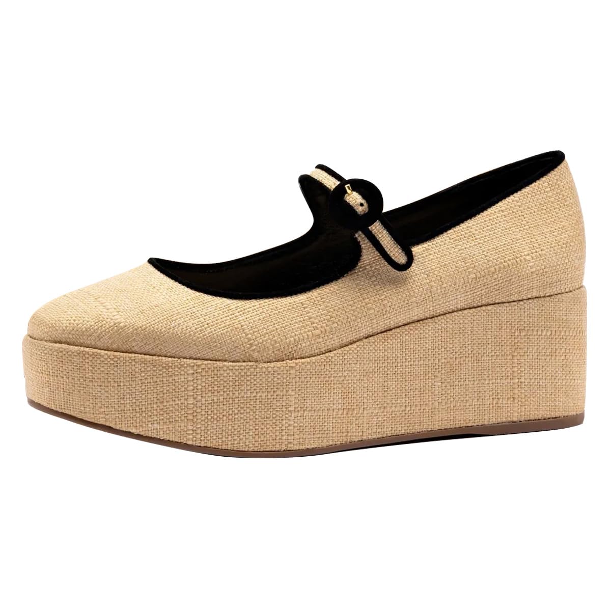 FSJ Women's Mid-Heel Mary Jane Shoes for Office and Party